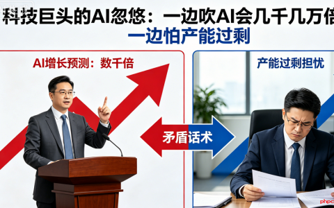 科技巨头的AI忽悠：一边吹AI会几千几万倍增长 一边怕产能过剩